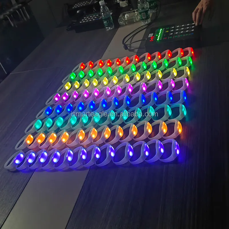 Night Event DMX программируемый пульт дистанционного управления светодиодный браслет Pulsera для концерта