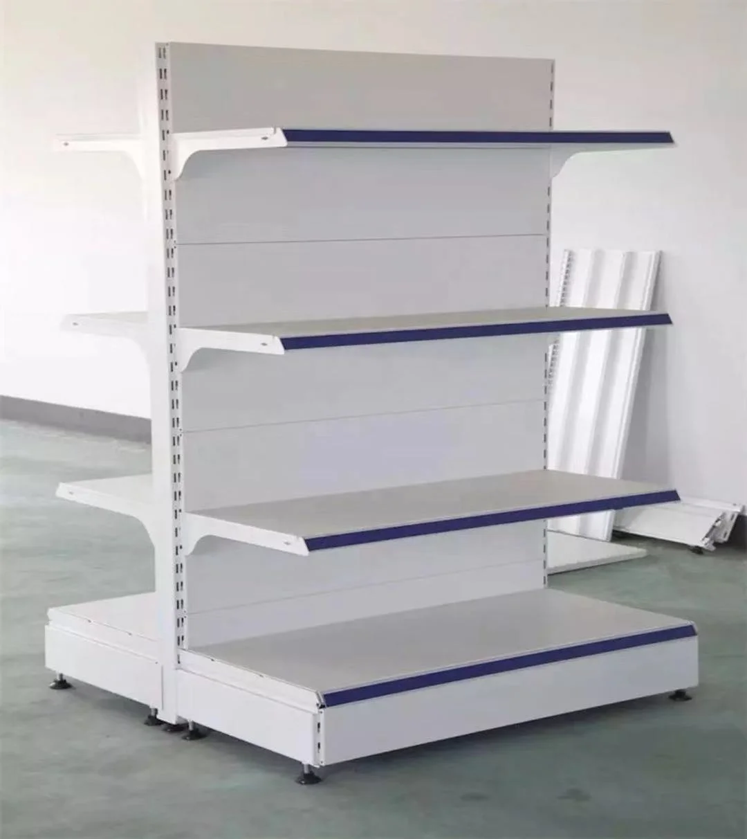 Factory direct sale good price metal 5 layers Supermarket Gondola Shelving