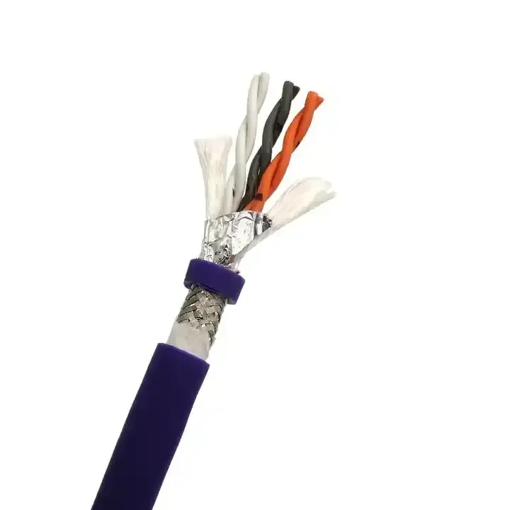 Drag chain industrial Ethernet cable Robot arm cable Super five flexible network jumper