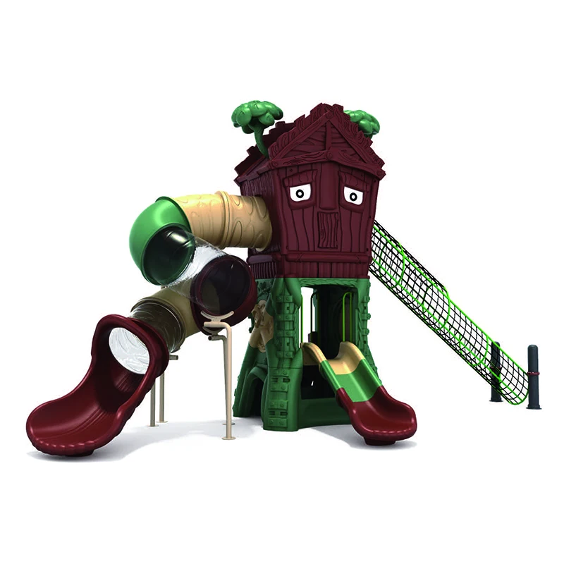 Outdoor Playground Children Playground Slides Equipment Plant Theme Kid Playground For Kindergarten