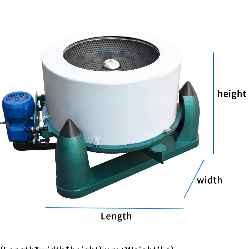 
New Design laundry centrifuge industrial dewatering machine clothes dehydrator industrial dehydrator 