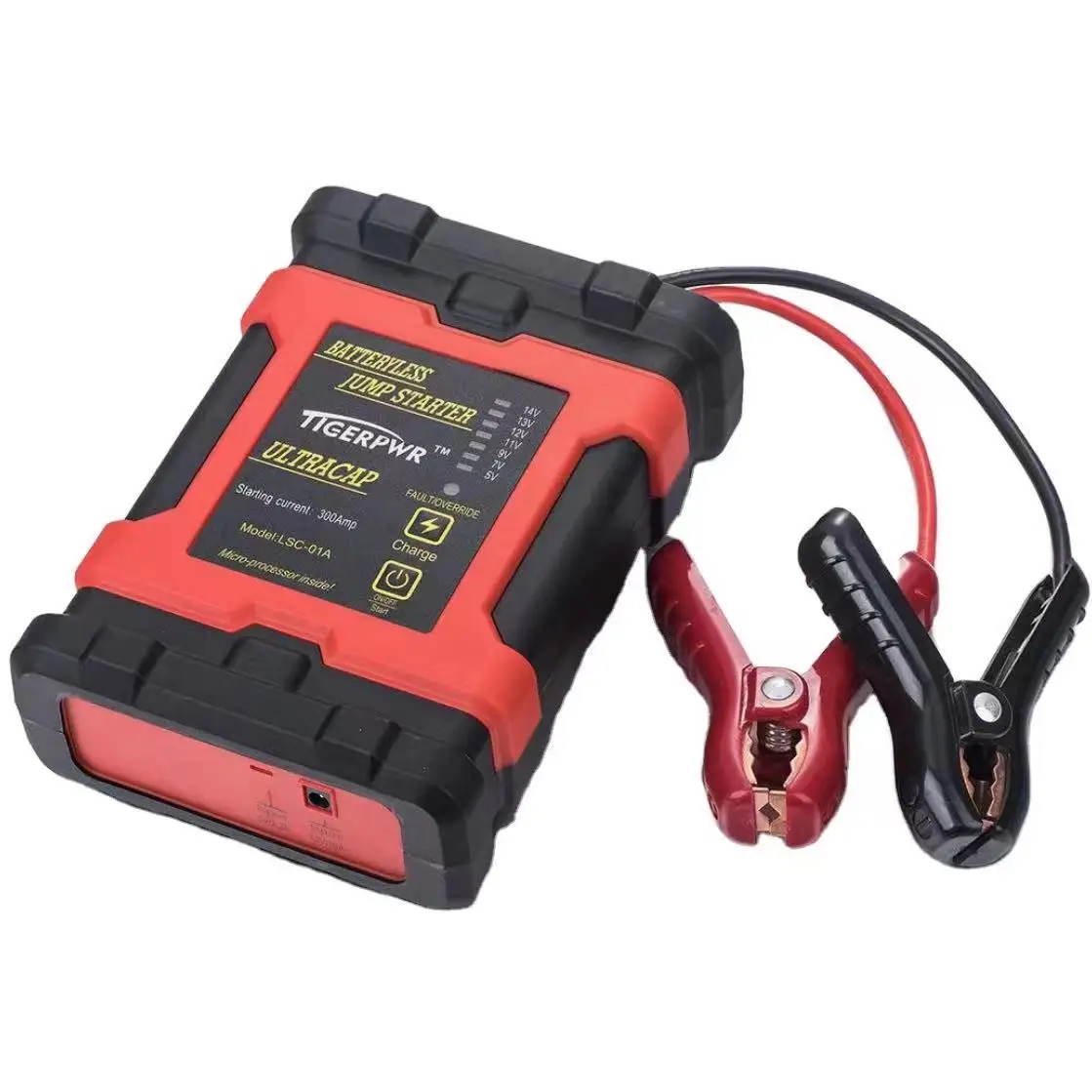 Portable 12V/24V emergency tool for car  batteryless jump starter 300A