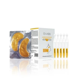 Новинка, набор для дизайна, патч-маска, Антивозрастная маска с логотипом клиента, коллагеновые 24K золотые увлажняющие маски для глаз для женщин