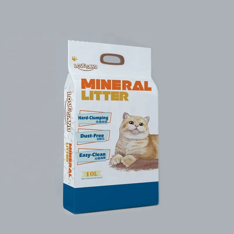 Eco-Friendly Purple Mineral High Absorption Clean Cats Cat Litter