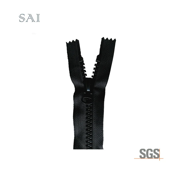 Wholesale Custom Zippers Closed End Plastic Invisible 10# Zipper or Zips