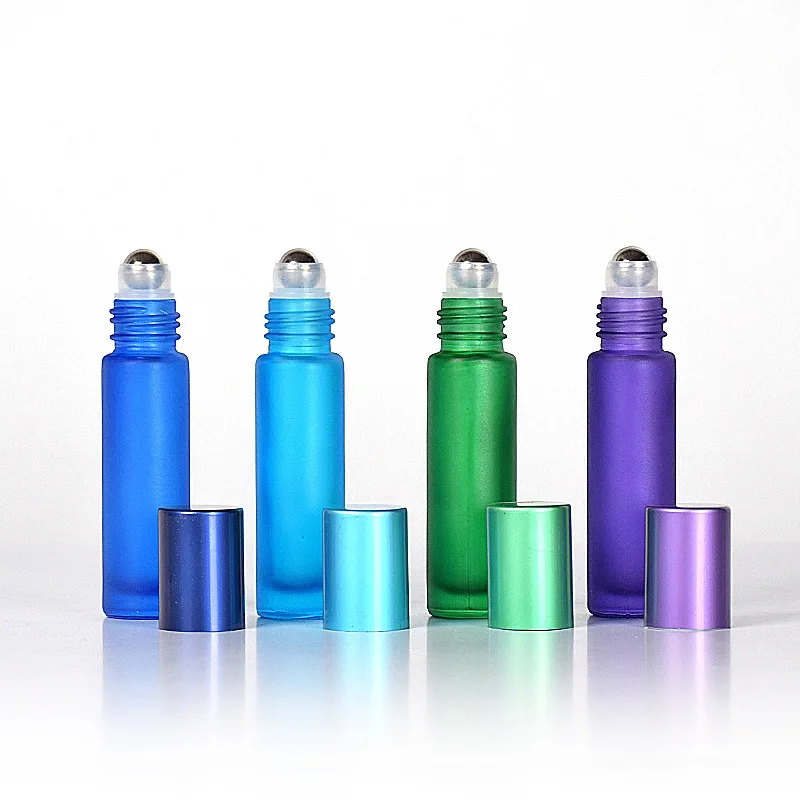 Low Price Easy Carry Wholesale 10ml Empty Mini Perfume Cosmetic Glass Roll On Bottle With Cap