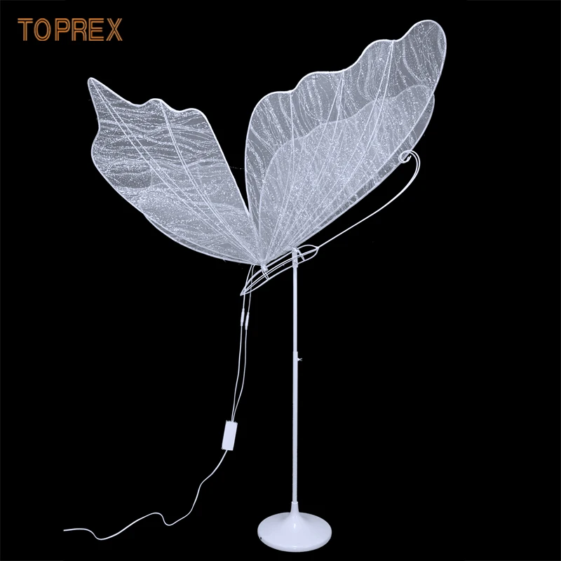 Romantic Ground Hanging Crystal Wedding Decorations Lifelike Holding Butterfly Dynamic Wings Butterfly