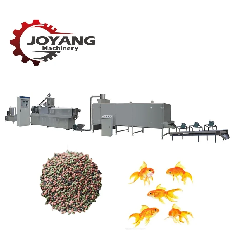 Factory price Fish feed extruder turtle aquatic feed production line dried shrimp food machine