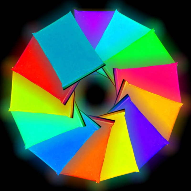 Wholesale Neon Color Phosphor  Powder Coating Powder Multicolor  Glow At Night Powder