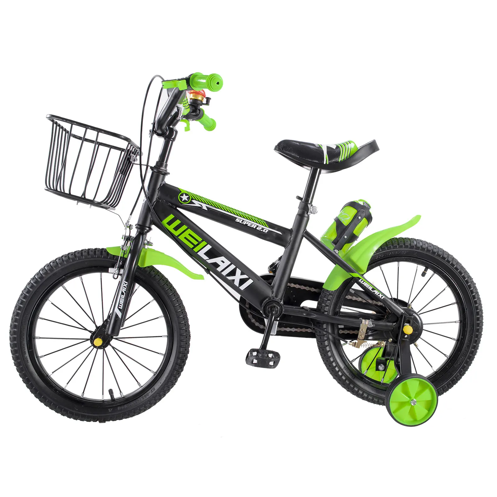 Kids Bike for 3-12 Years Toddler and Kids Boys Bicycle With Training Wheels and Hand Brake