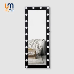 ILLUMIR Hair Salon Styling Mirror Barber Shop Saloon Mirrors With Led Light For Station Furniture