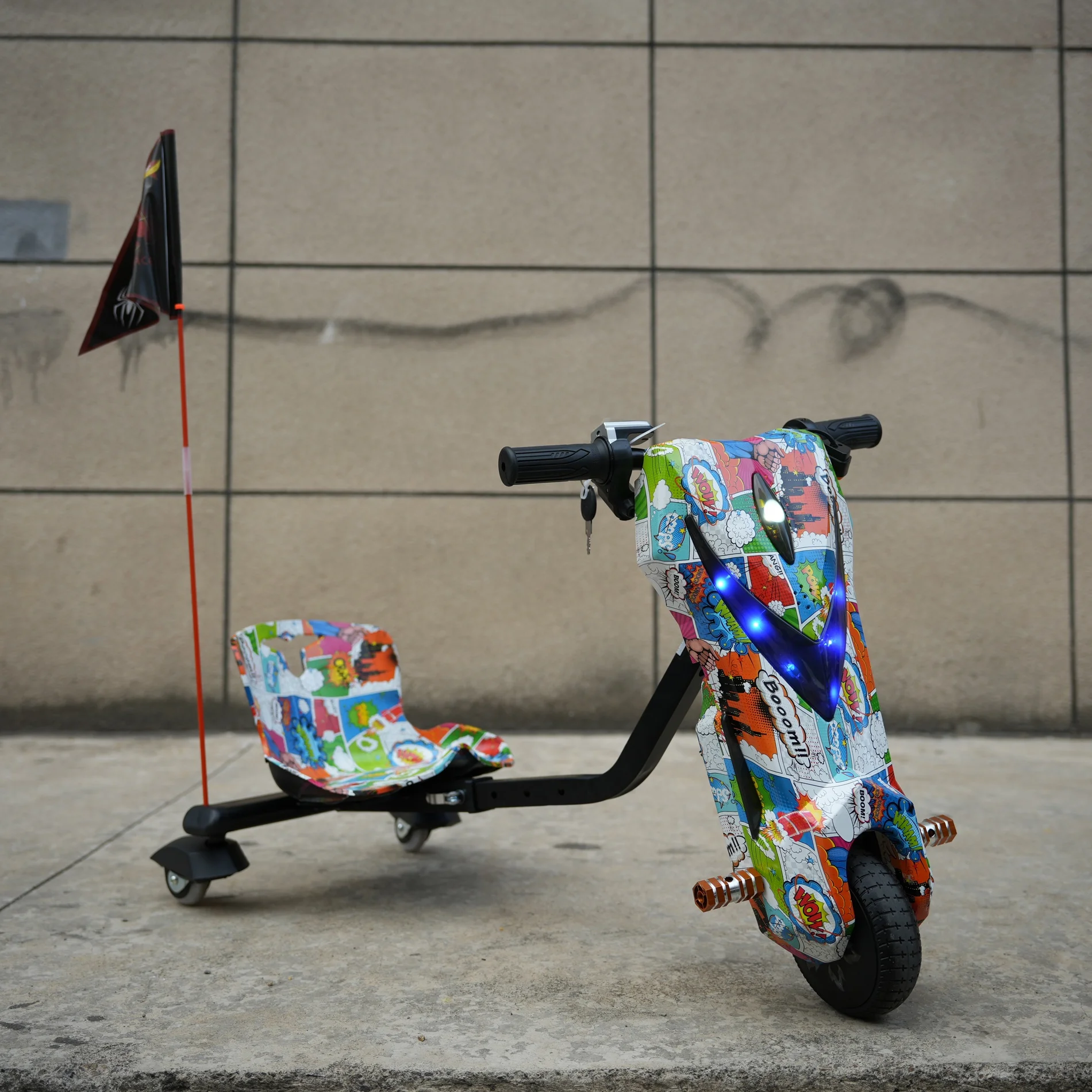 Ride on electric drift trike mini 3 wheel drifter scooter 360 Free Drifting Trike Electric