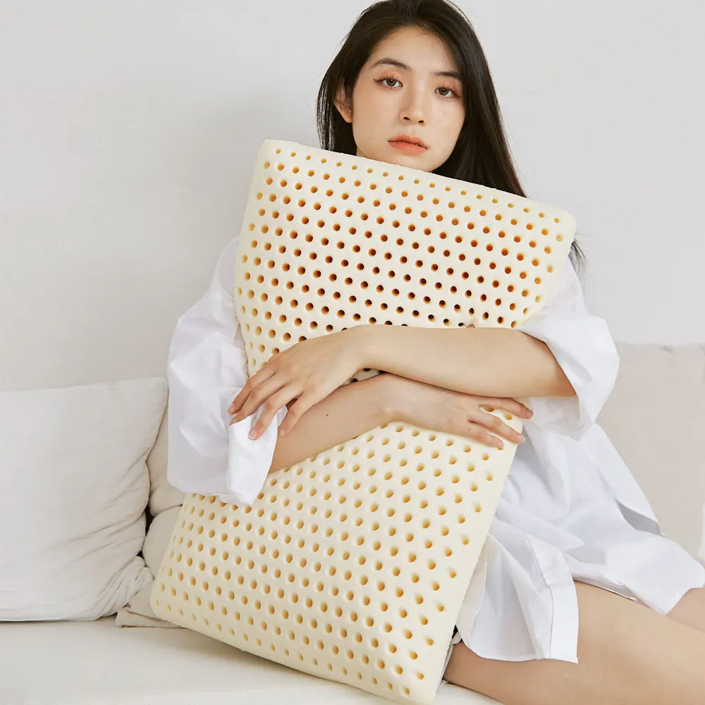 100% Talalay Latex Foam Pillow Queen Size Not Dunlop Tech