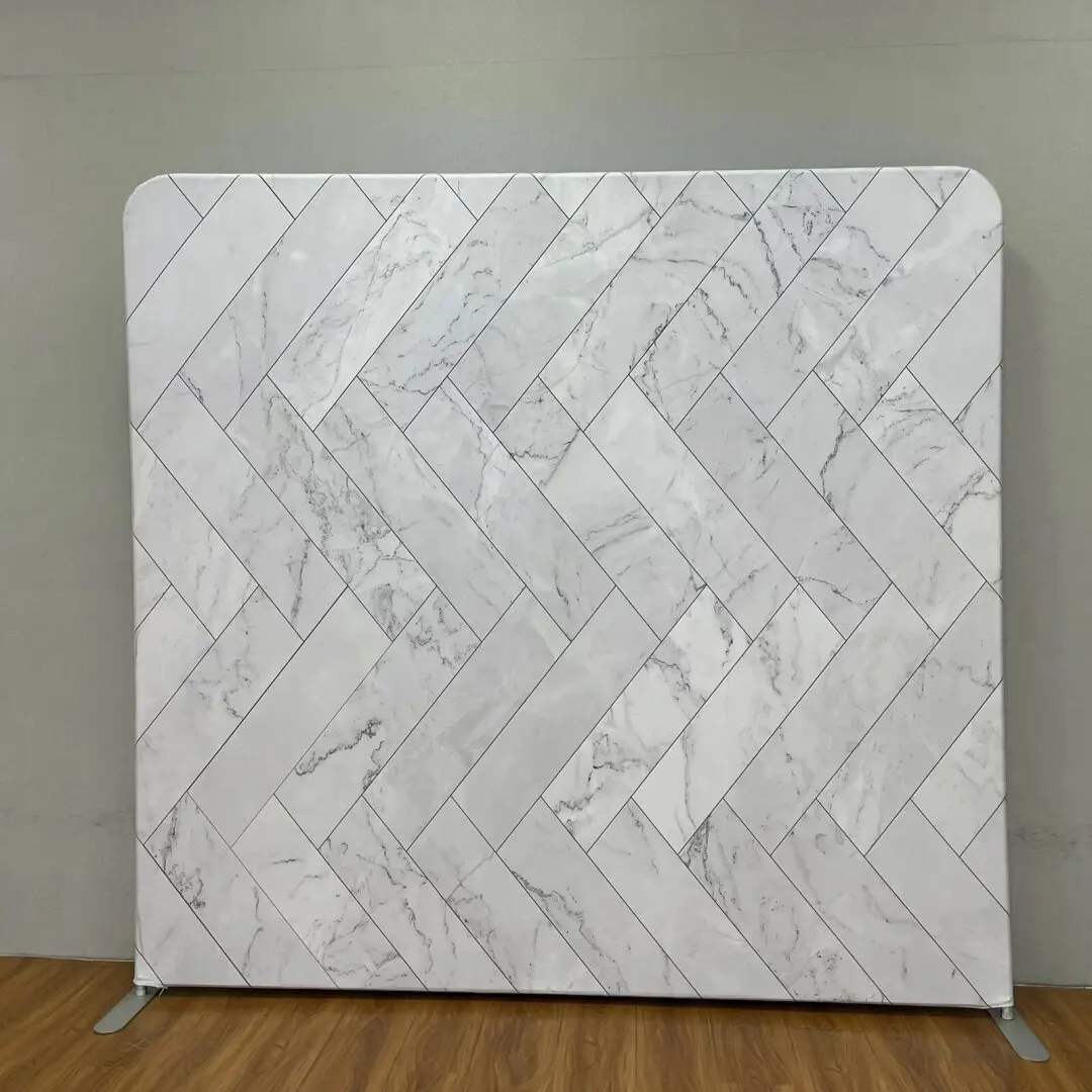 8x8ft Double Sided Custom Backdrop Printing Tension Fabric Photo Booth Backdrop Foto Background for Photography