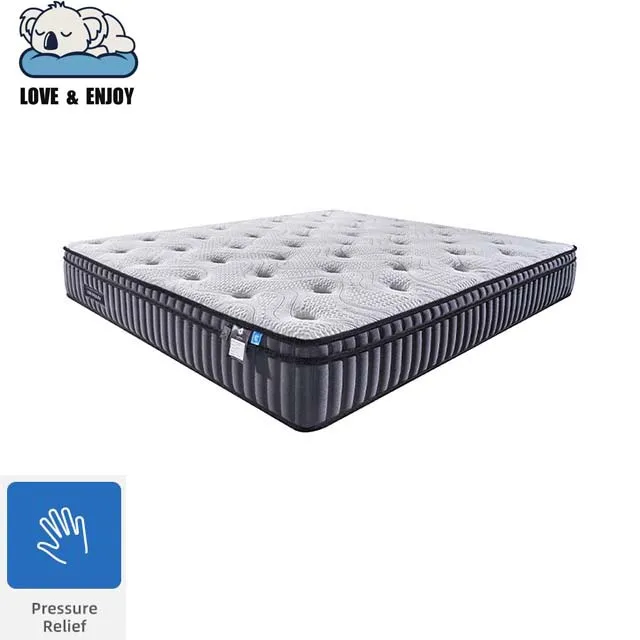 Hotel Sleepwell Memory Foam Spring Mattress Pad With Coil Spring For Bedroom Furniture Colchon in Korea In Factory Price