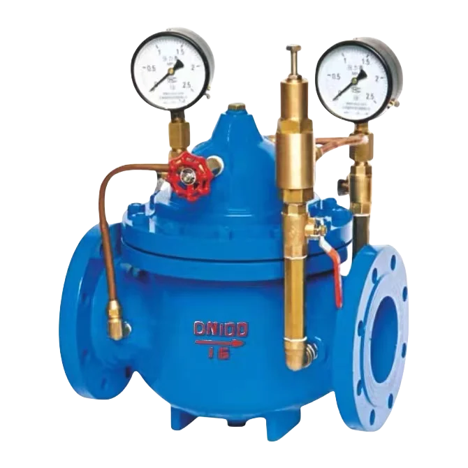 YK43X-40C Pilot piston type pneumatic natural gas pressure reducing valve