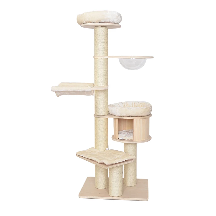 
Cat scratching post 80cm activity diy sisal water large cat tree 