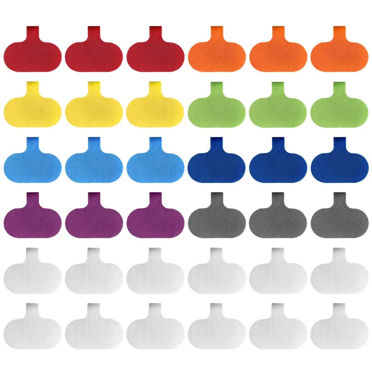 Multi-Color Cable Management identifiers Write On Cord Labels Wire Cable Tags Cable Labels