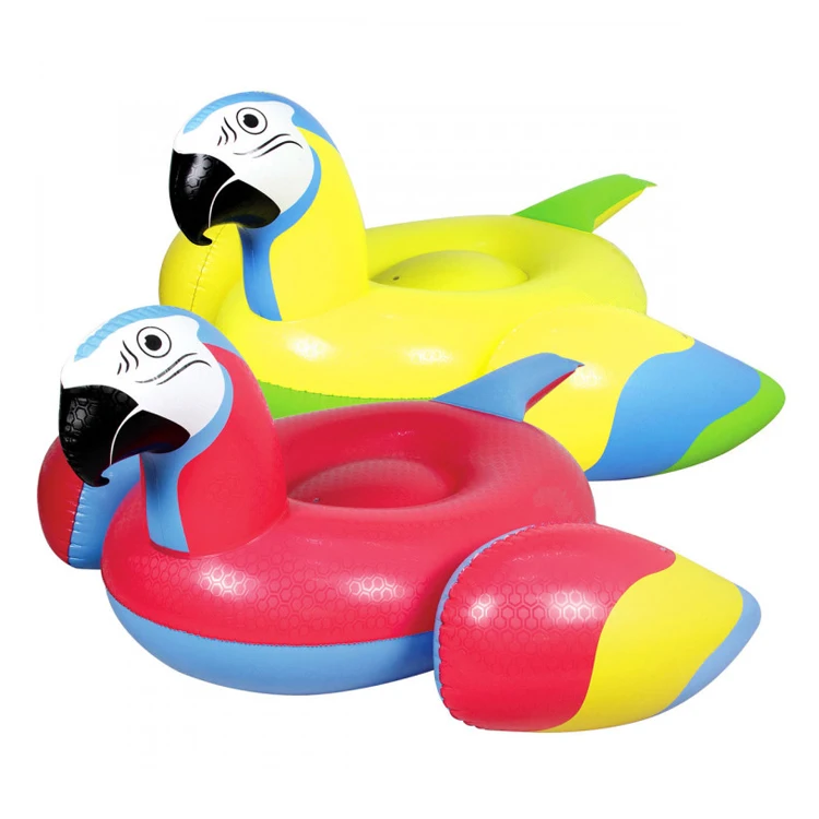 Giant Inflatable Parrot Pool Float Blow Up Animal Rider for Adults