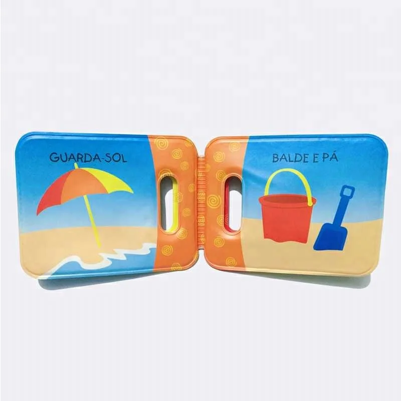 Sample free Soft toy cartoon environmental floatable colorful magic bath book