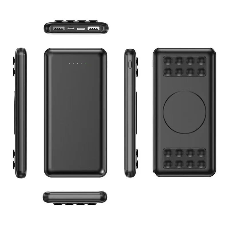 Присоска беспроводной power bank20000Ma быстрый патрон портативная беспроводная зарядка power supplyoemCustom