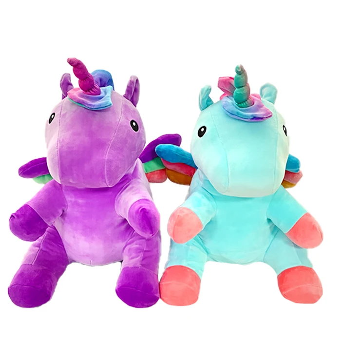 
High Quality Cute And Cheap Home Derco Kids colourful Unicorn Plush Toy Fashion Stuffed Soft Plush Unicorn 
