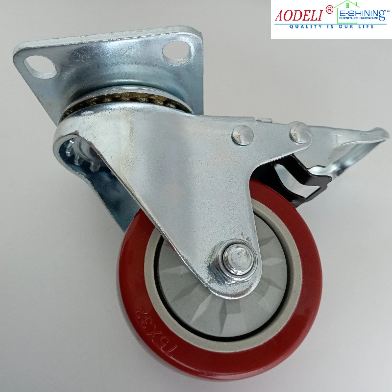High Quality Manufacturer Custom Load PU Wheels Industrial Polyurethane Casters