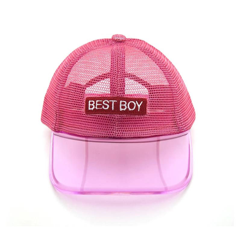 New Design Transparent PVC Visor with Mesh Body