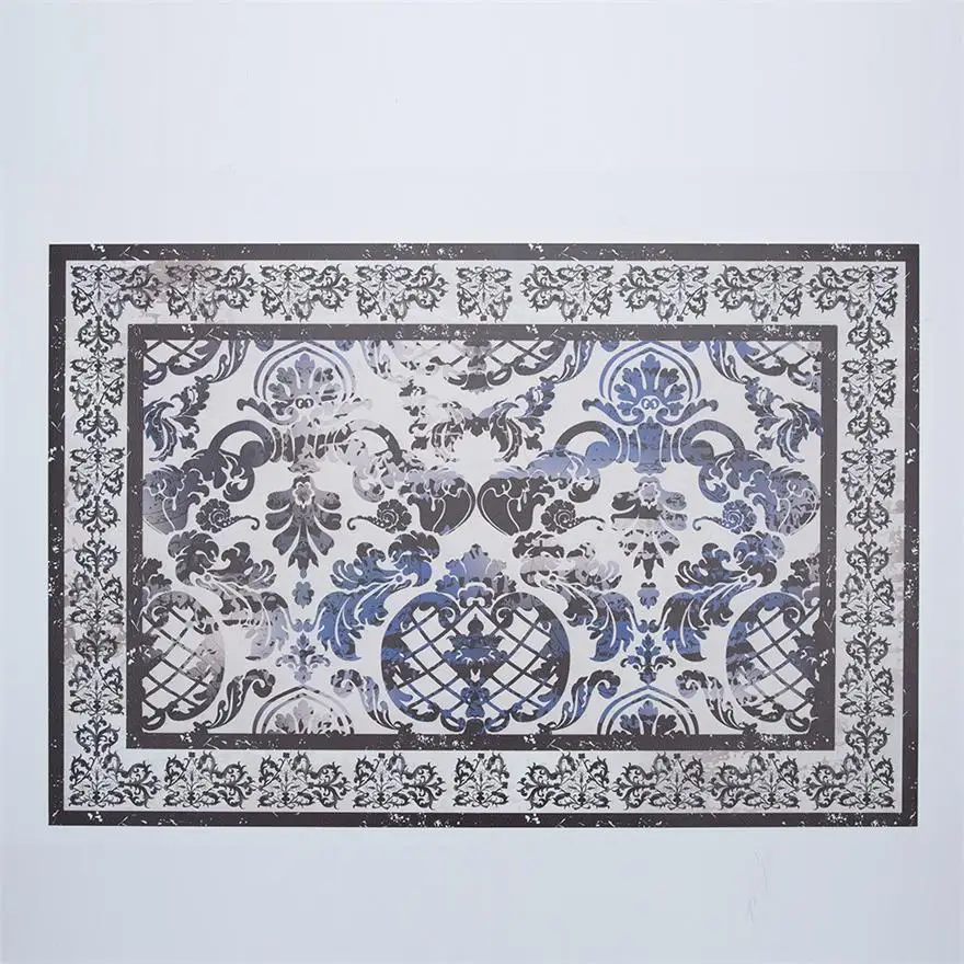 New printing floor mat Kitchen Door Mat Eco Friendly Waterproof Anti Slip PVC Kitchen Floor Mat Carpets Rugs for Floor