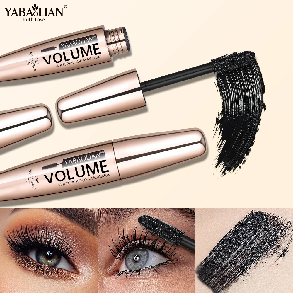 OEM/ODM Waterproof Long-lasting Black Mascara Exquisitely Thick Liquid Eyelash Lengthening Natural Full Volume Makeup