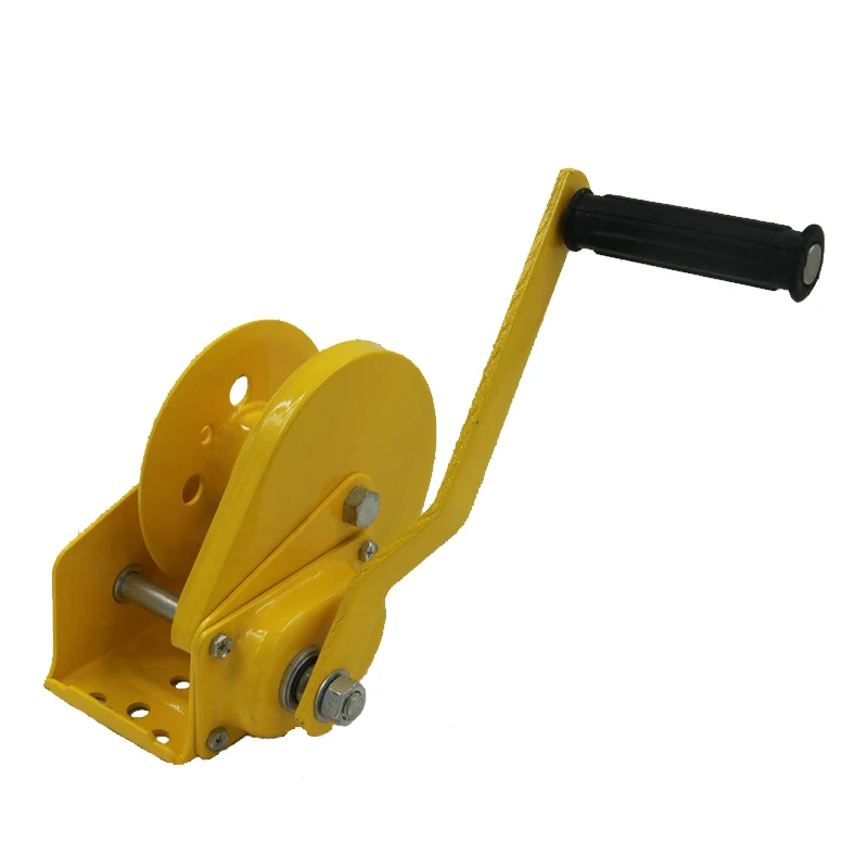 Portable Manual Cable Hand Winch with Two Way Ratchet