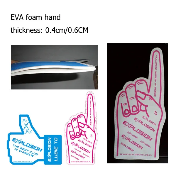 
Giant sports cheering wave eva finger fan foam hand 