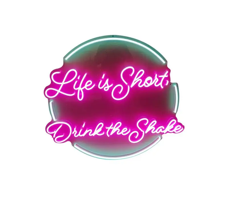 12V Input voltage Customized advertisement small street name neon light billboard