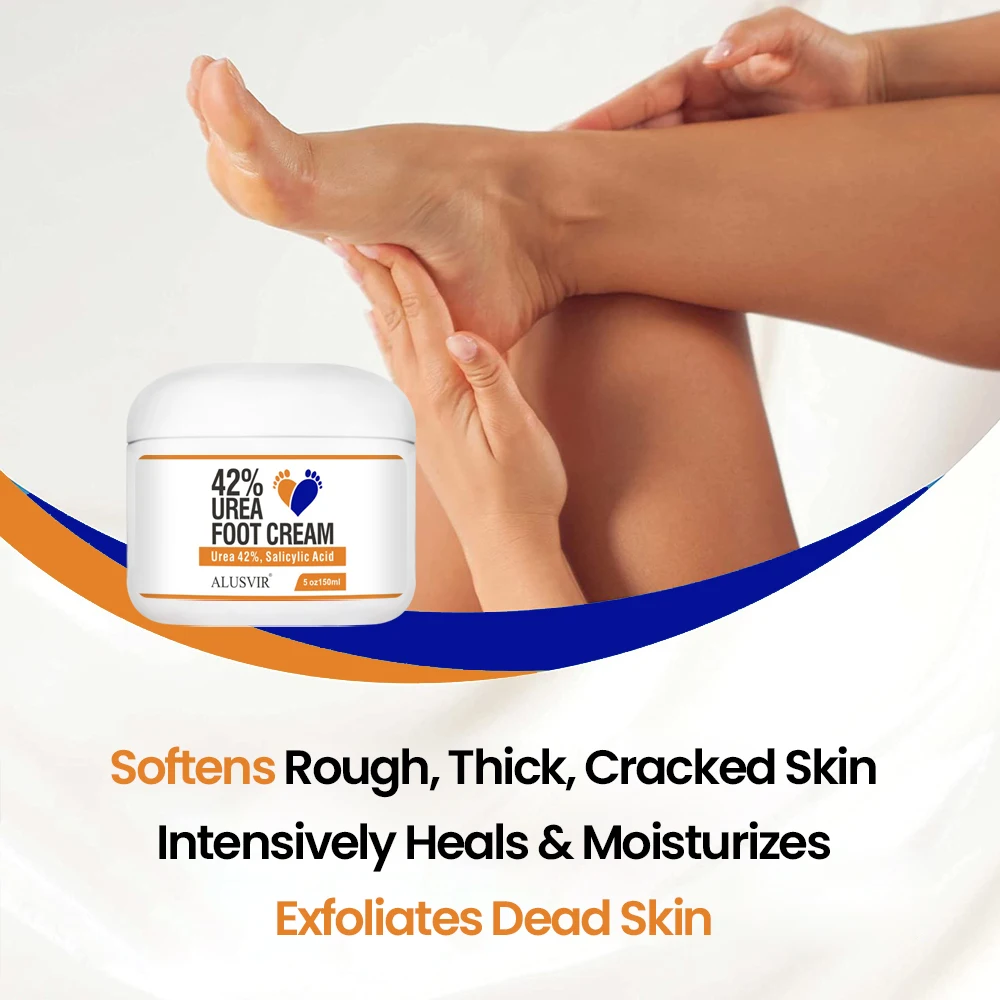Best 42% Urea 2% Salicylic Acid Dry Cracked Heel Remover Urea Foot Cream Dead Skin Removal Cracked Heels Foot Cream