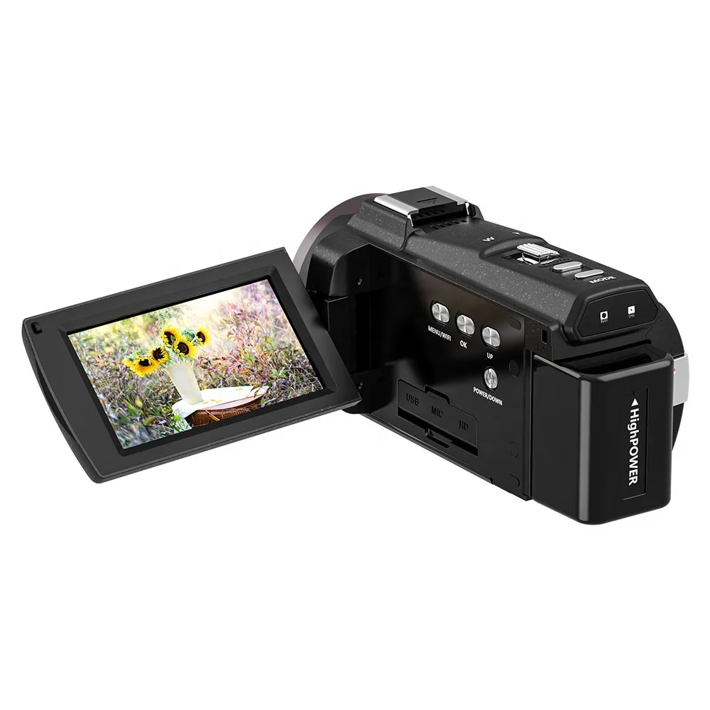 16X цифровой зум WiFi видеокамера 4K videl 3 0 дюймовый