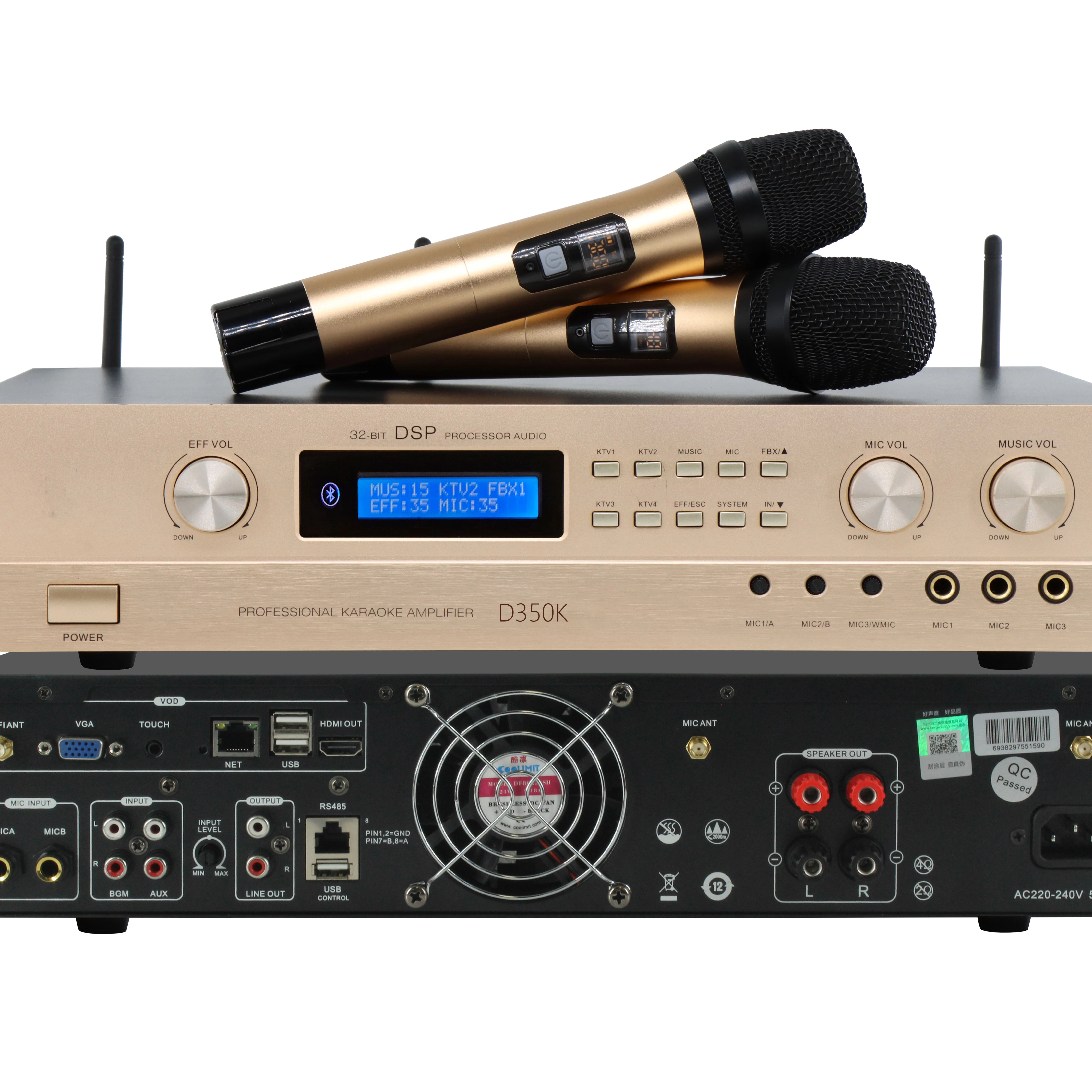 350 Вт домашний караоке звуковая система беспроводной микрофон звуковое оборудование