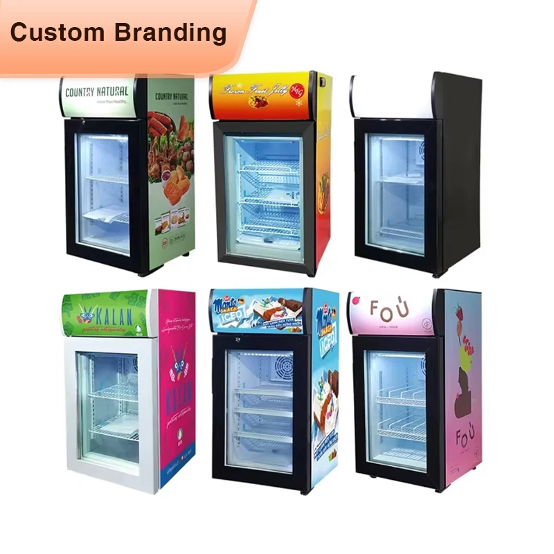 Meisda 40L Mini Glass Single Door Counter Top Beer Juice Cold Drink Beverage Display Refrigerator