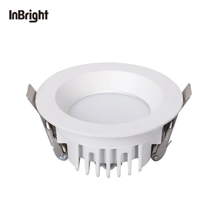 Residential Dali Dimmable LED Down Light Aluminum Recessed Ceiling Lighting 15W Fixed SMD IP65 Downlight