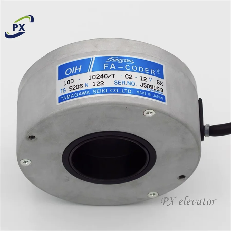 Hitachi Elevator Encoder TS5208N122 Tamagawa Elevator Rotary Encoder OIH100-1024C Elevator door machine Encoder Lift spare parts