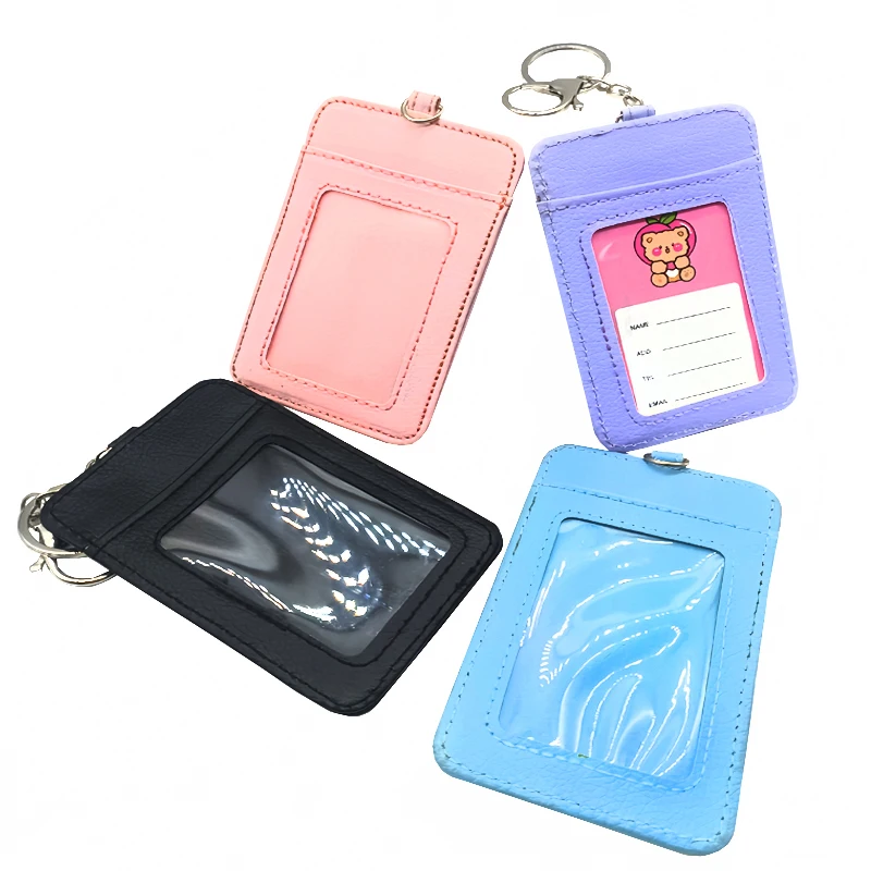 Cartoon leather badge student ID card work can be customized