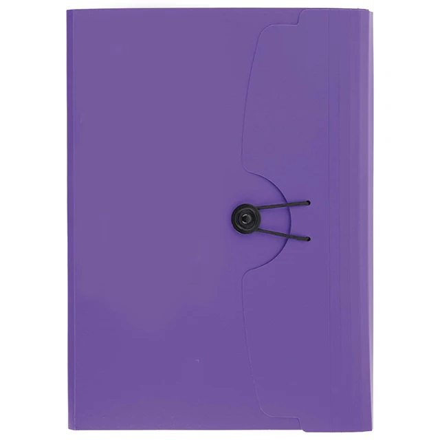 Office Supplier A4 Expanding Folder Hardcover PP Portfolio 6 Pockets Document File Folder