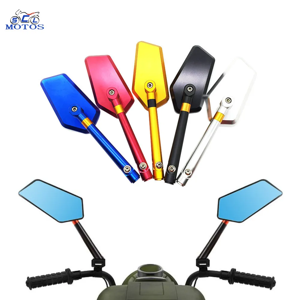 CNC rearview mirror adjust 360  for Retrofit motorcycle with M8 / M10 screw