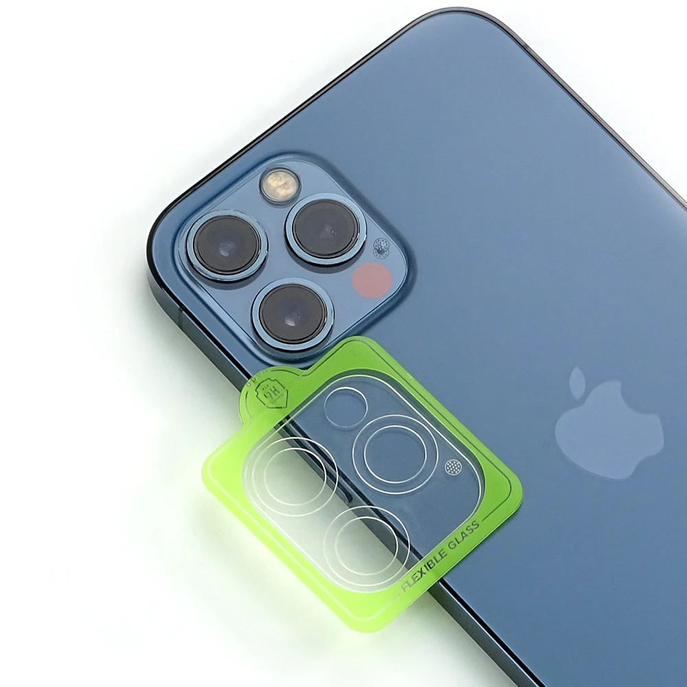
Amazon Hot Sale For iPhone 11 12 Pro Max Full Cover TPU Screen Film+High Clear Phone Back Glass Camera Lens Protector 