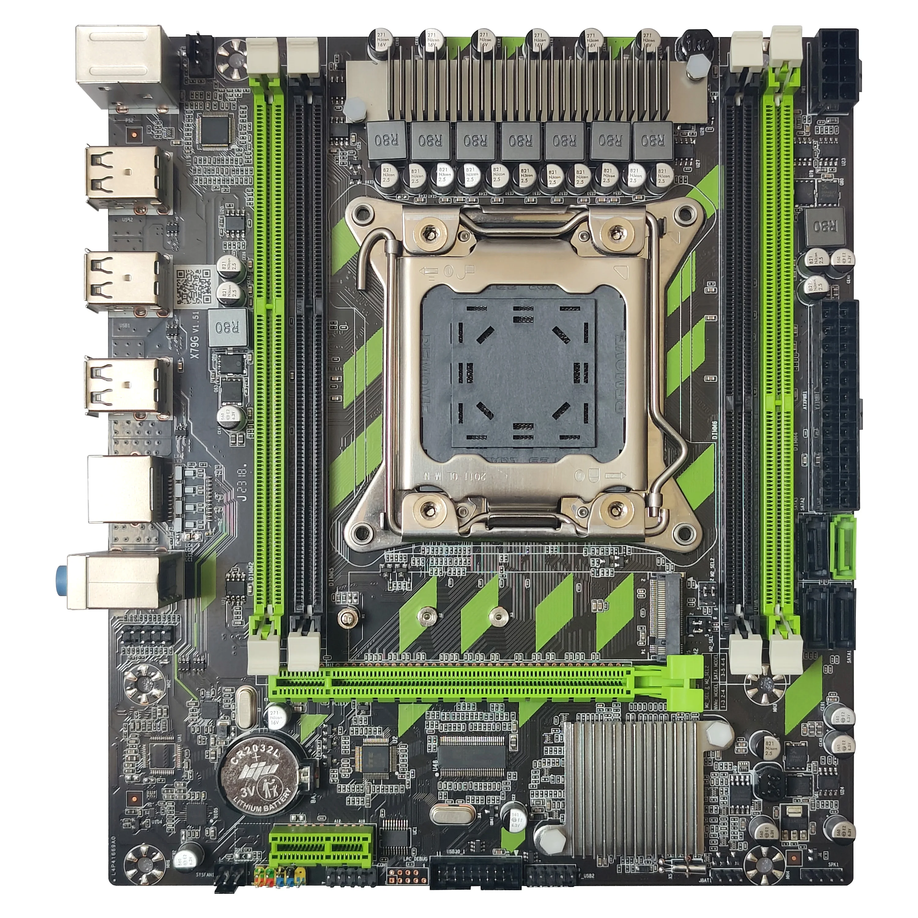 X79G motherboard desktop computer LGA2011 Xeon processor M.2 interface support DDR3 REC Memory gaming board