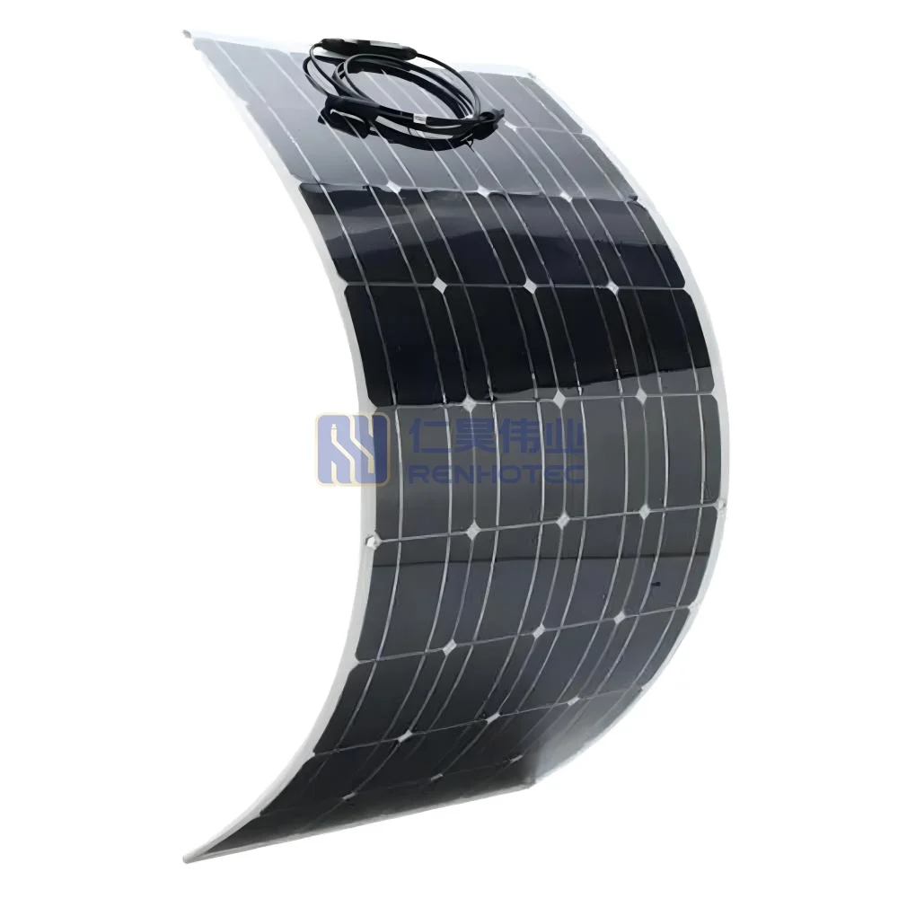 Оптовая цена 100 Вт монокристаллический 1000 ватт Ja солнечные фотоэлектрические модули Гибкая солнечная батарея 125X125 100W Дайя 650