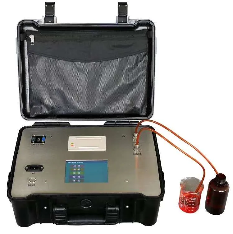 NAS 1638 ISO 4406 Portable Transformer Oil Particle Counter
