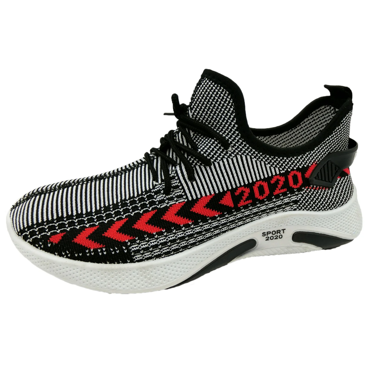 
2020 новый стиль FLYKNIT тканый верх ПВХ инъекционная подошва мужская обувь 