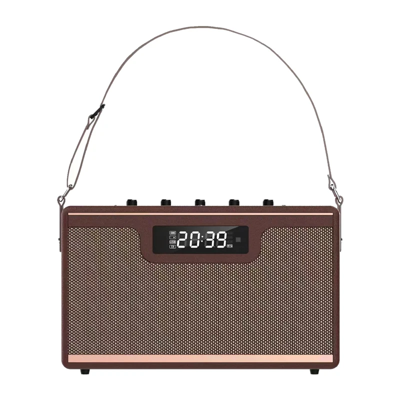 High Quality Portable Party Box Dj Outdoor Wireless Karaoke Speaker With Mic