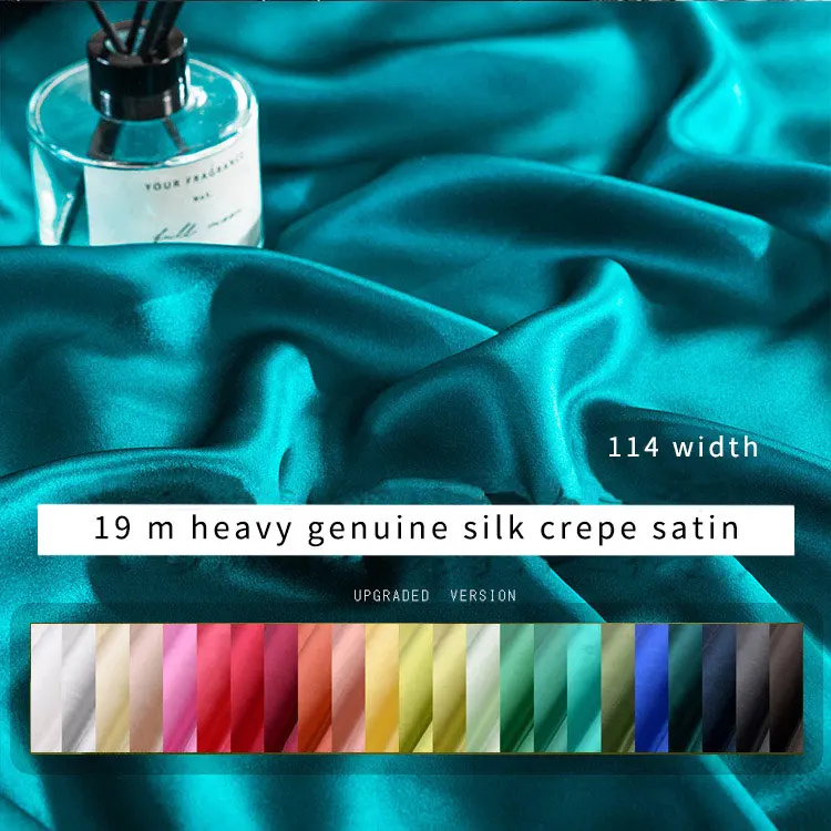 
Comfortable Soft Smooth Chinese Natural 100% Silk Fabric 