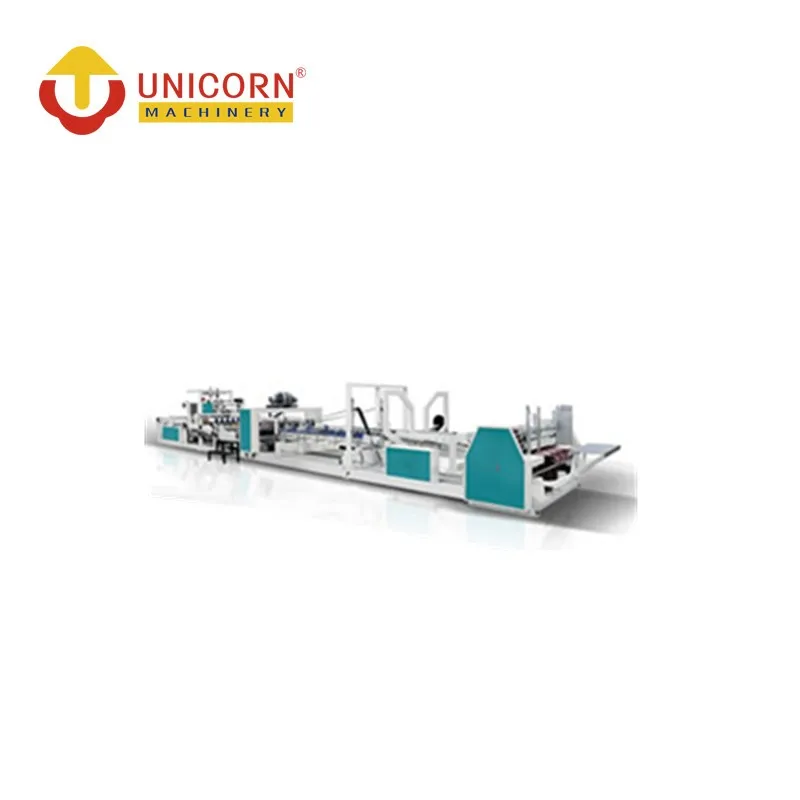 Corrugated Cardboard Box Folding Cardboard Gluing Machine